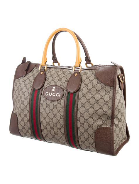 gucci supreme duffle|Gucci duffle for sale.